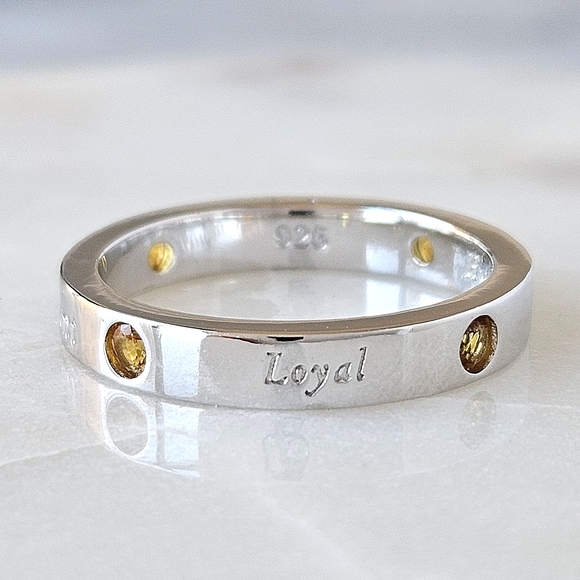 Harry Potter Hogwarts Pride Hufflepuff ring, 925 Sterling Silver - Picture 4 of 4